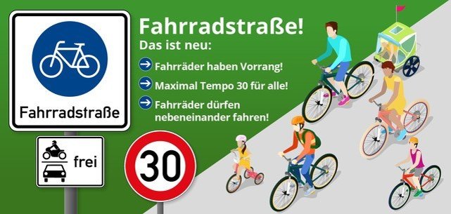 Regeln Fahrradstraße
